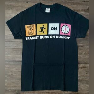 Transit - Runs on Dunkin’ Band Shirt (Black) [S]